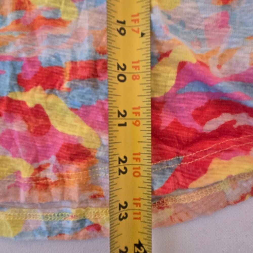 David Kline Womens Two Colorful Short Sleeve Lightweight Tee Shirts Size Medium - Picture 8 of 12